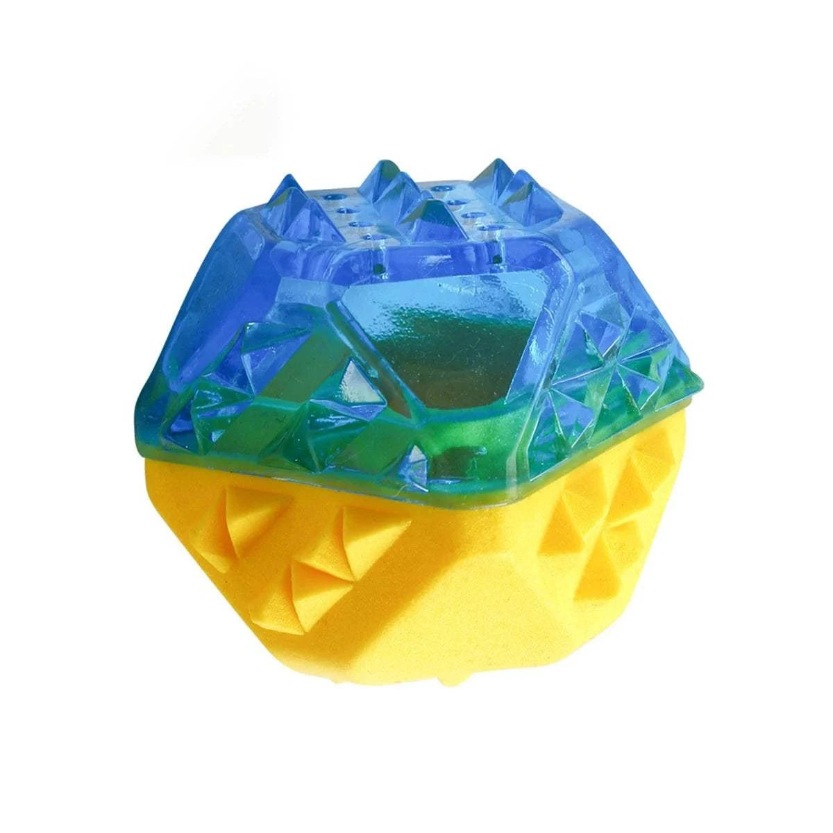 Fortunato Store LLC Freezable Dog Chew Toy hexagon Freezable Dog Chew Toy – Cooling TPR Fruit Design