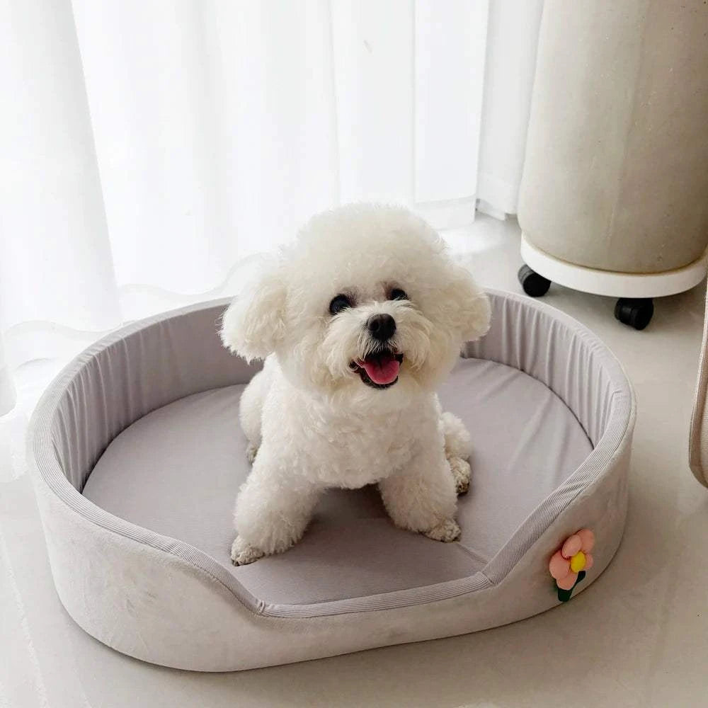 Fortunato Store LLC Cooling Pet Mat Cooling Pet Bed – Ice Silk Summer Mat for Dogs & Cats