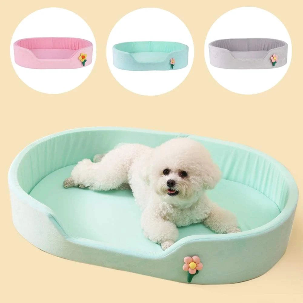 Fortunato Store LLC Cooling Pet Mat Cooling Pet Bed – Ice Silk Summer Mat for Dogs & Cats