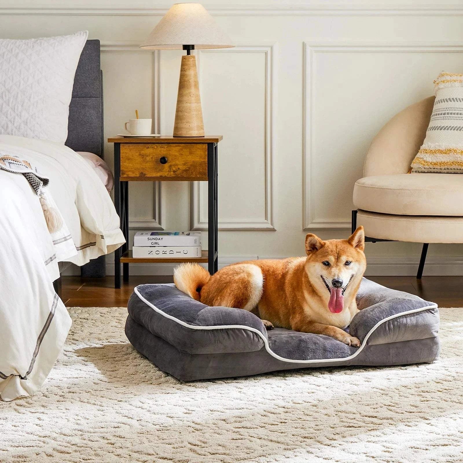 Fortunato Store LLC Orthopedic Dog Bed GRAY / XL / United States Orthopedic Memory Foam Dog Bed – Washable & Waterproof