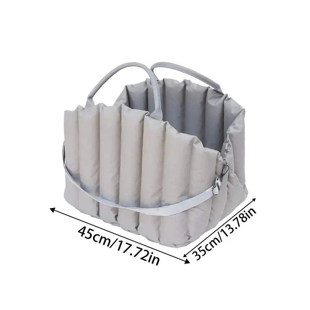 Fortunato Store LLC Pet Accessories / Dog Carriers Gray / CHINA Portable Pet Carrier Bag – Soft, Breathable & Travel-Ready