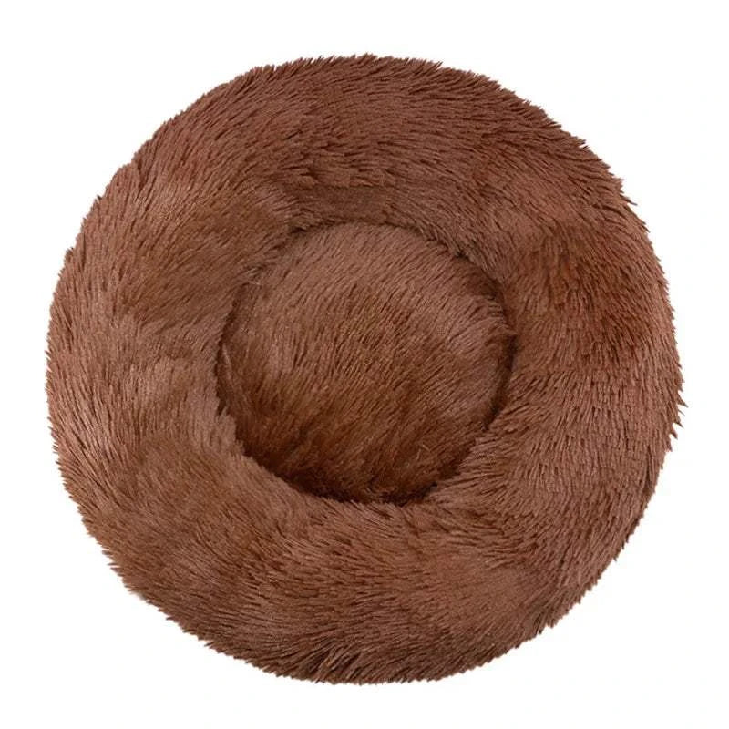 Fortunato Store LLC Donut Pet Bed 1 / 70cm Round Plush Dog Bed – Winter Pet Nest (40–90cm)