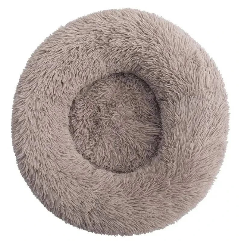 Fortunato Store LLC Donut Pet Bed 3 / 70cm Round Plush Dog Bed – Winter Pet Nest (40–90cm)