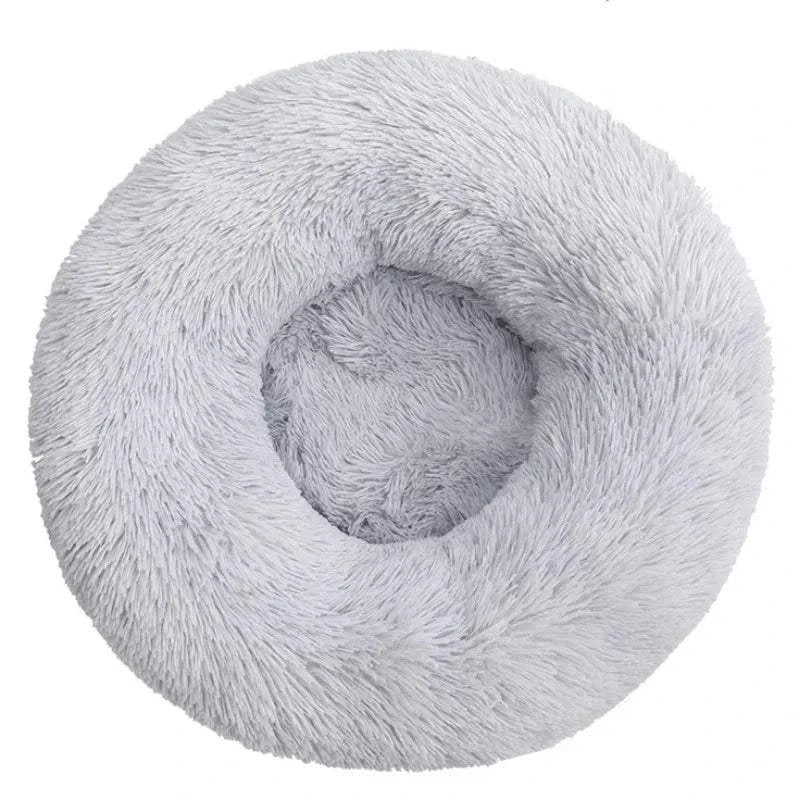 Fortunato Store LLC Donut Pet Bed 4 / 90cn Round Plush Dog Bed – Winter Pet Nest (40–90cm)