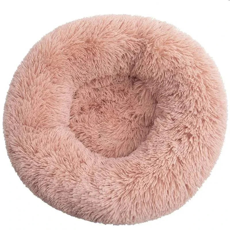 Fortunato Store LLC Donut Pet Bed 6 / 90cn Round Plush Dog Bed – Winter Pet Nest (40–90cm)