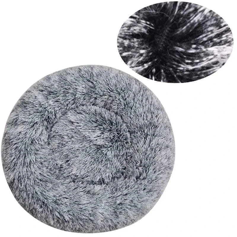 Fortunato Store LLC Donut Pet Bed 7 / 70cm Round Plush Dog Bed – Winter Pet Nest (40–90cm)