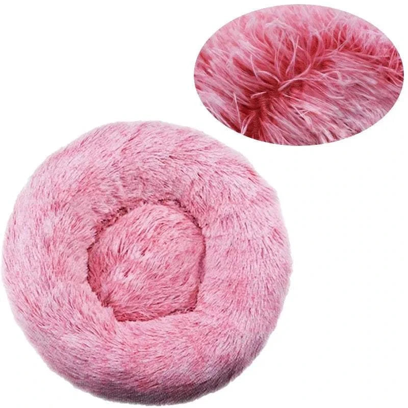 Fortunato Store LLC Donut Pet Bed 9 / 50cm Round Plush Dog Bed – Winter Pet Nest (40–90cm)