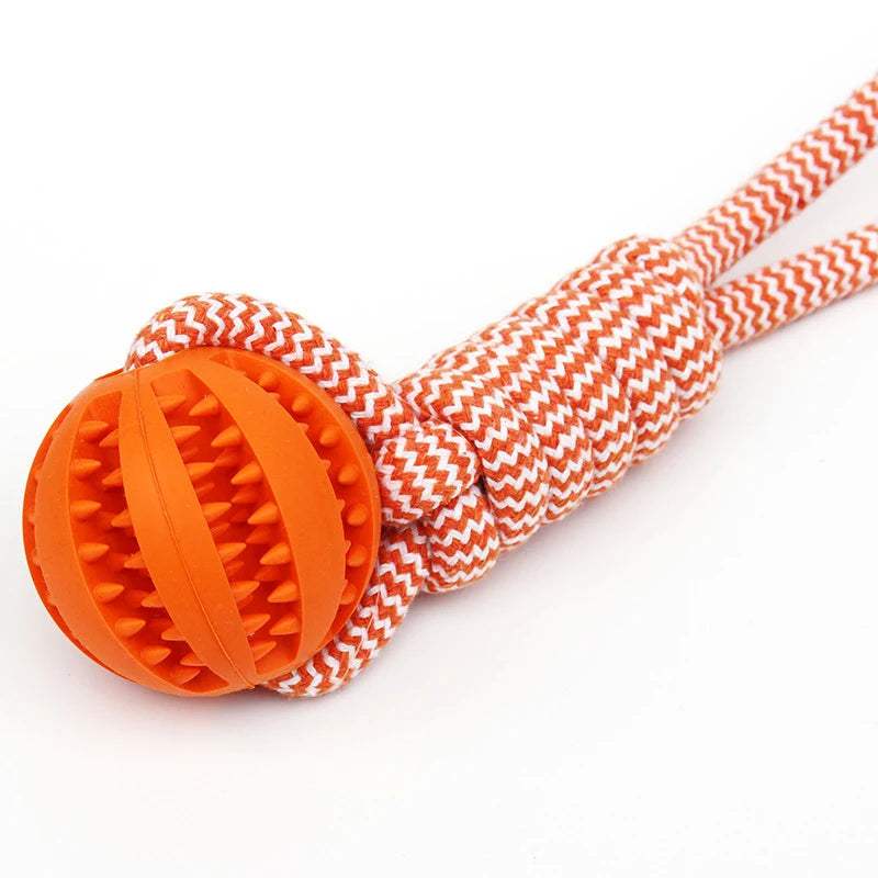 Fortunato Store LLC Rubber Dog Ball Durable Rubber Dog Ball – Teeth Cleaning & Treat Dispensing Chew Toy