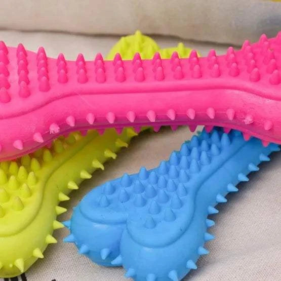 Fortunato Store LLC Rubber Dog Chew Toy Rubber Dog Chew Toy – Dental Cleaner for Small Dogs