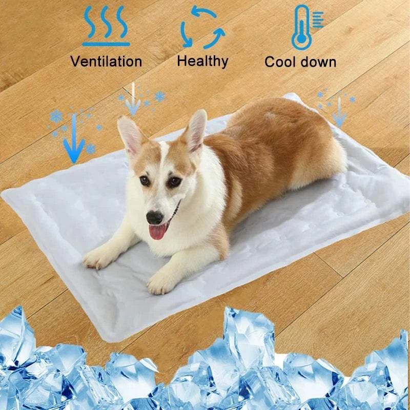 Fortunato Store LLC Cooling Pet Mat GRAY / S 40x50cm Self-Cooling Dog Mat – Summer Crate Bed for Pets