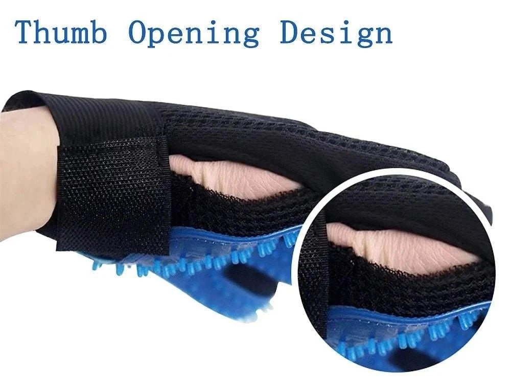 Fortunato Store Pet Grooming Glove Random color M Pet Grooming Glove – Shedding & Massage Mitt for Dogs