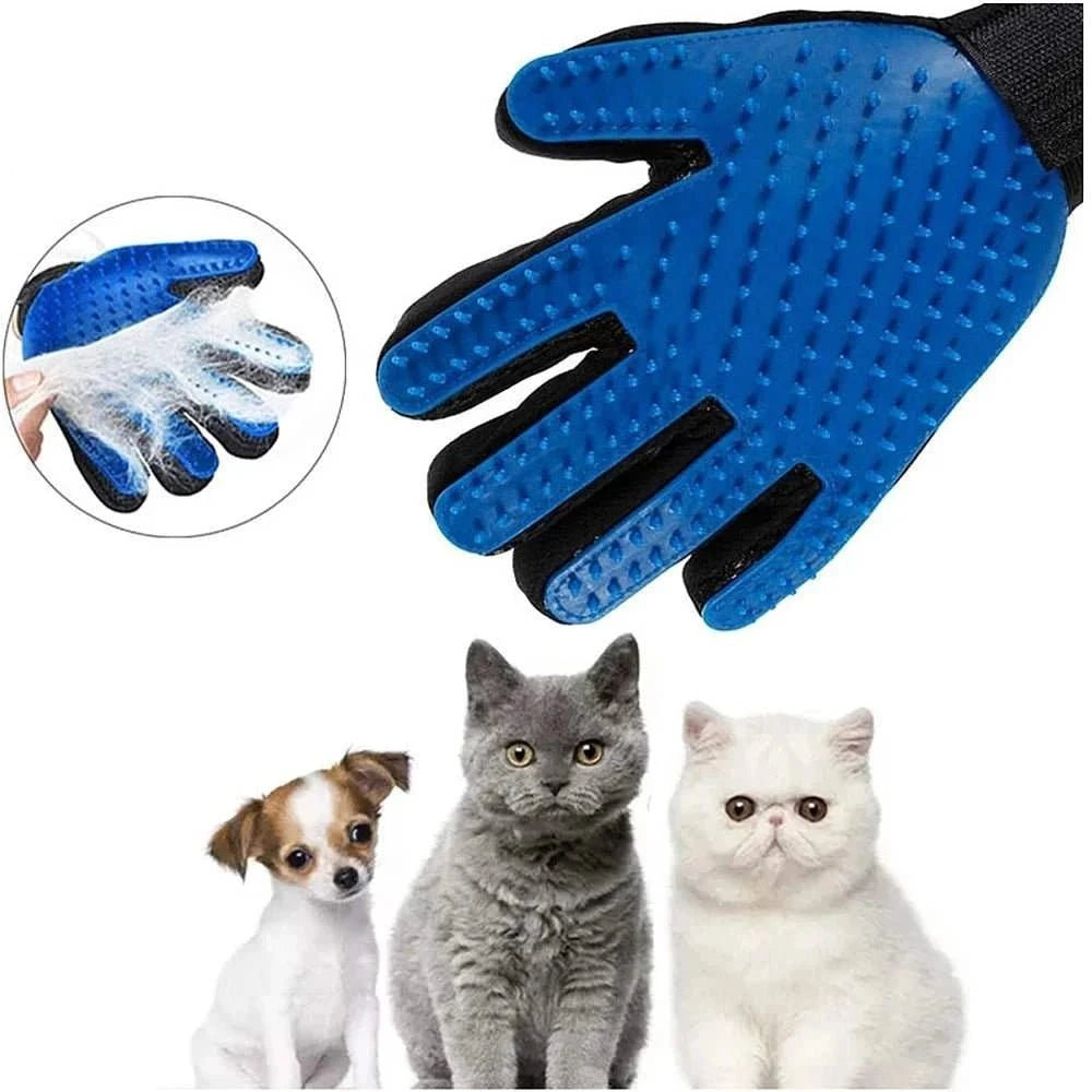 Fortunato Store Pet Grooming Glove Random color M Pet Grooming Glove – Shedding & Massage Mitt for Dogs