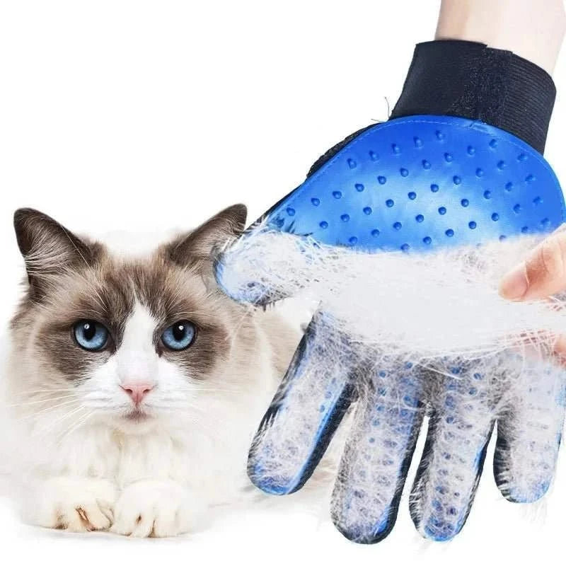 Fortunato Store Pet Grooming Glove Random color M Pet Grooming Glove – Shedding & Massage Mitt for Dogs