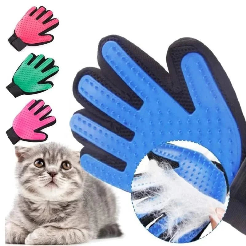 Fortunato Store Pet Grooming Glove Random color M Pet Grooming Glove – Shedding & Massage Mitt for Dogs