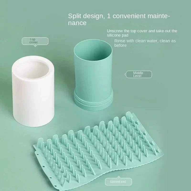 Fortunato Store Pet Paw Cleaner Soft Silicone Pet Paw Cleaner – Mud-Free in Seconds