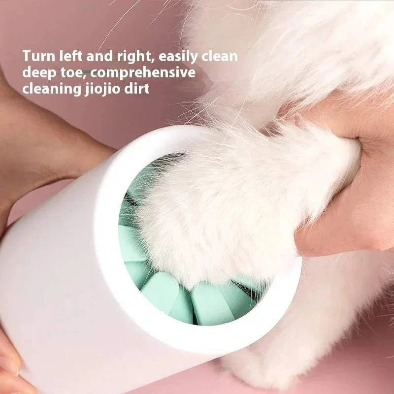Fortunato Store Pet Paw Cleaner Soft Silicone Pet Paw Cleaner – Mud-Free in Seconds