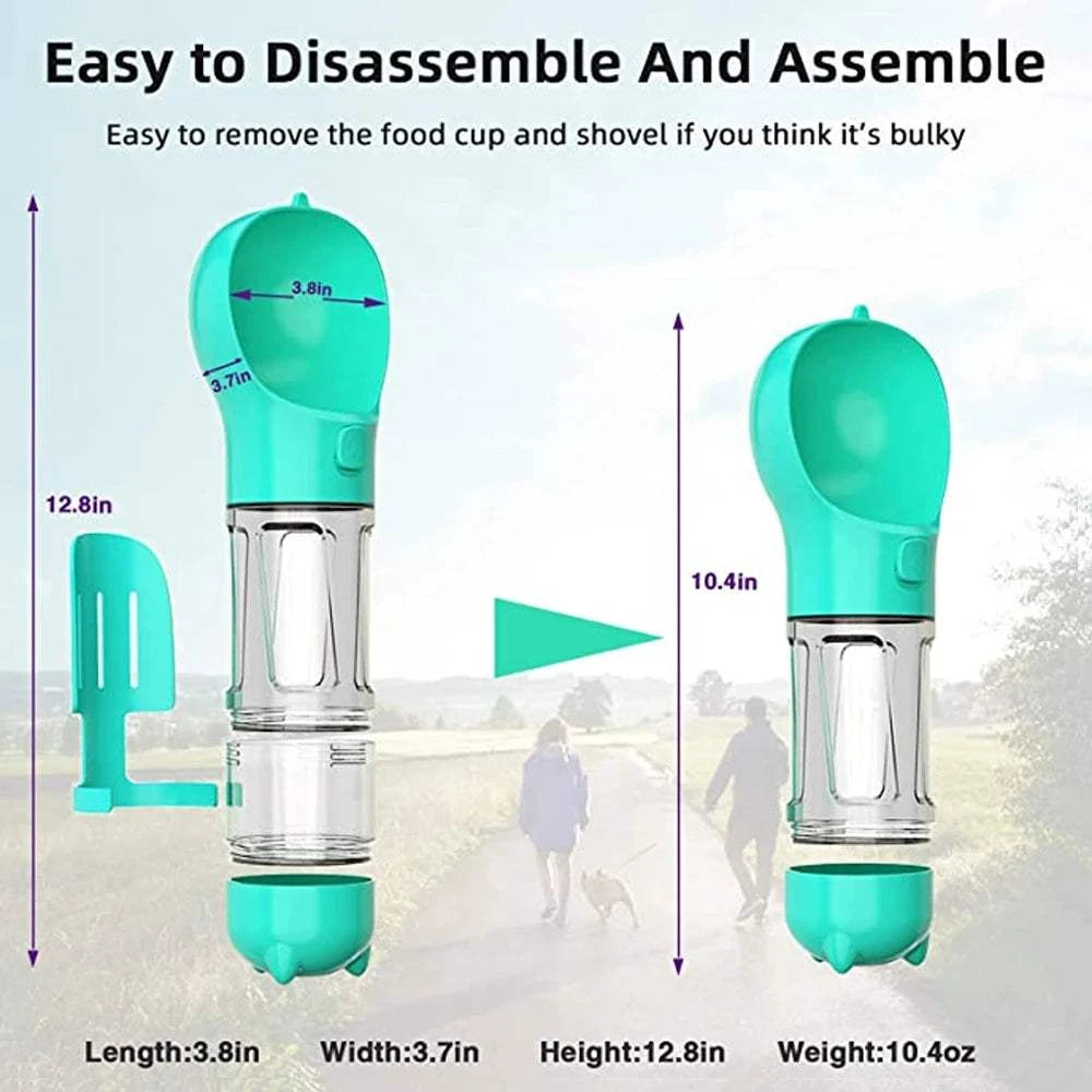 Fortunato Store Portable Pet Water Bottle Portable Pet Water Bottle – Travel & Leak-Proof Design