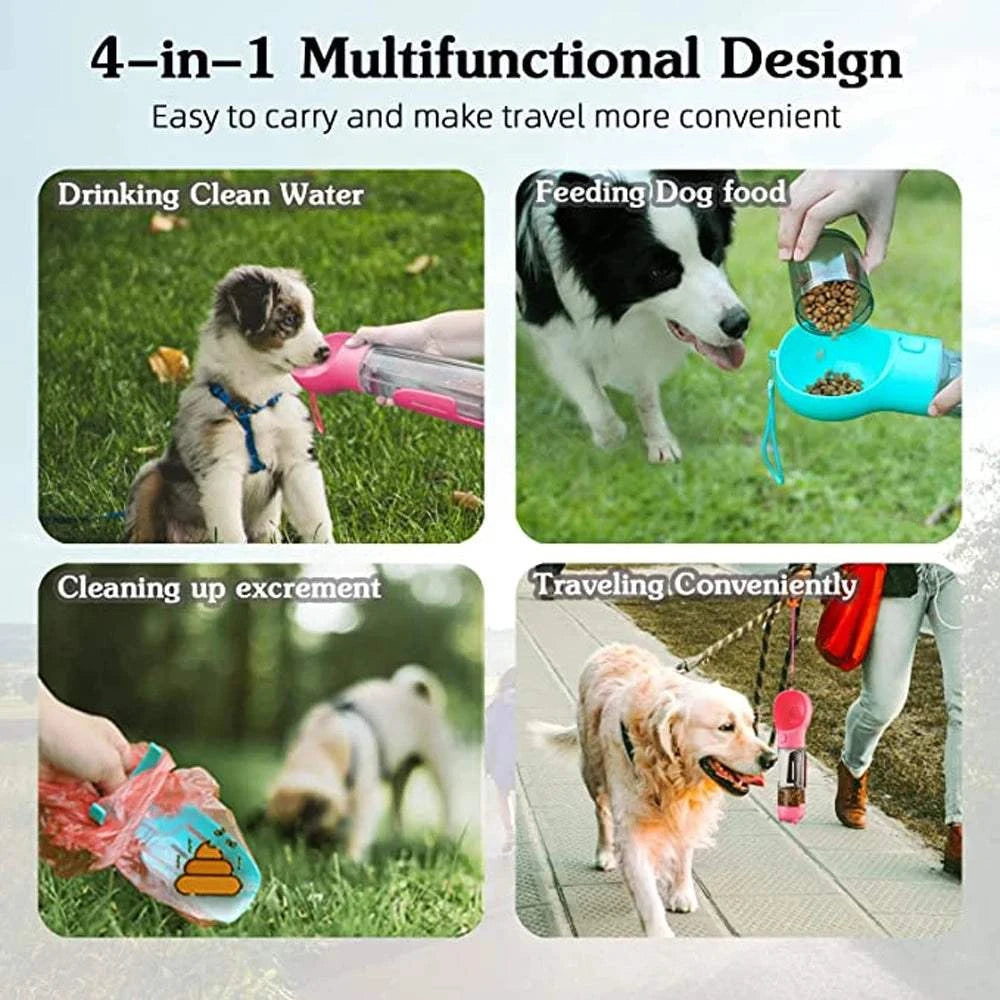 Fortunato Store Portable Pet Water Bottle Portable Pet Water Bottle – Travel & Leak-Proof Design