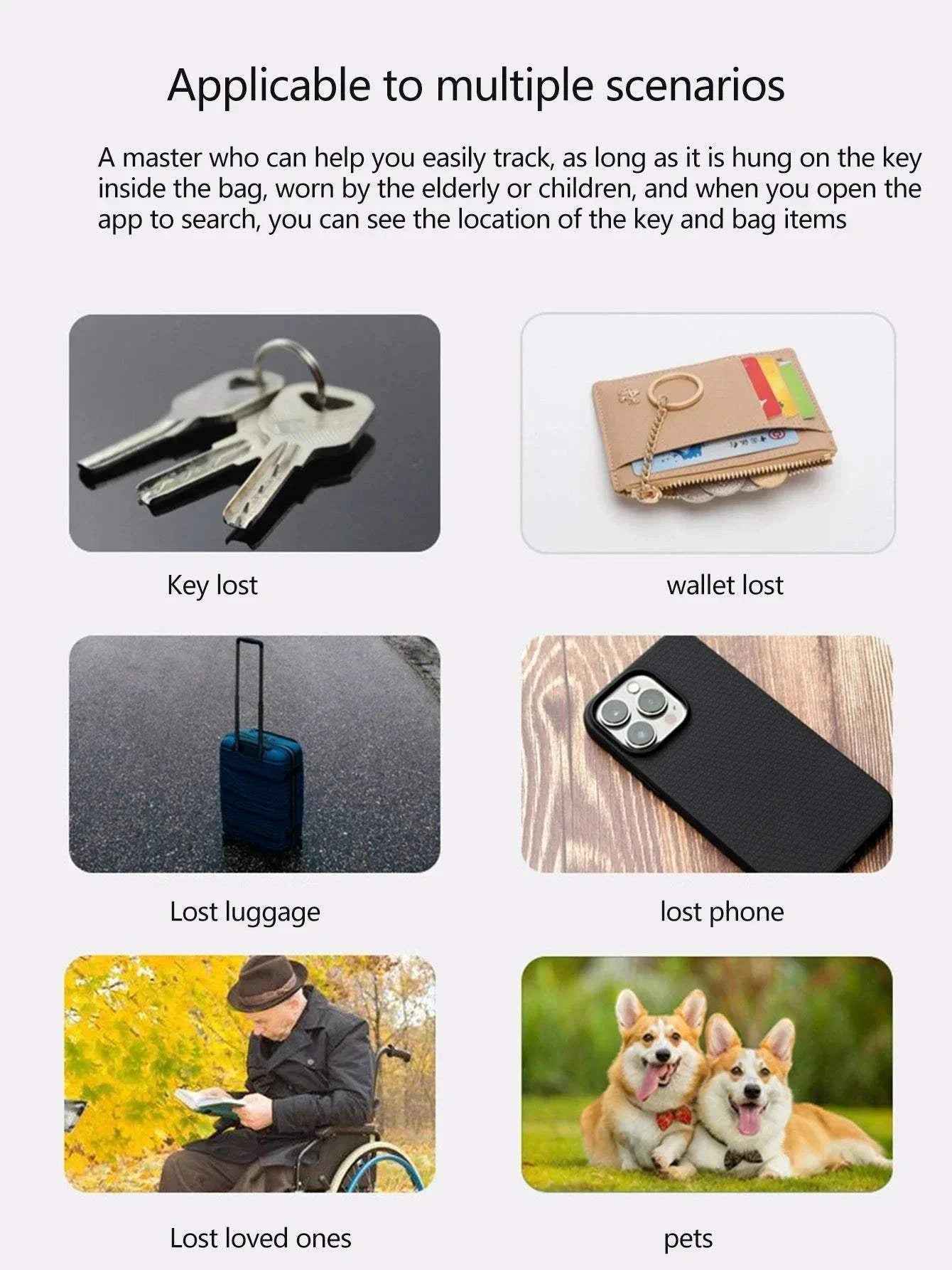 Fortunato Store Smart Bluetooth GPS Smart Bluetooth GPS Tracker – Keys, Pets & More