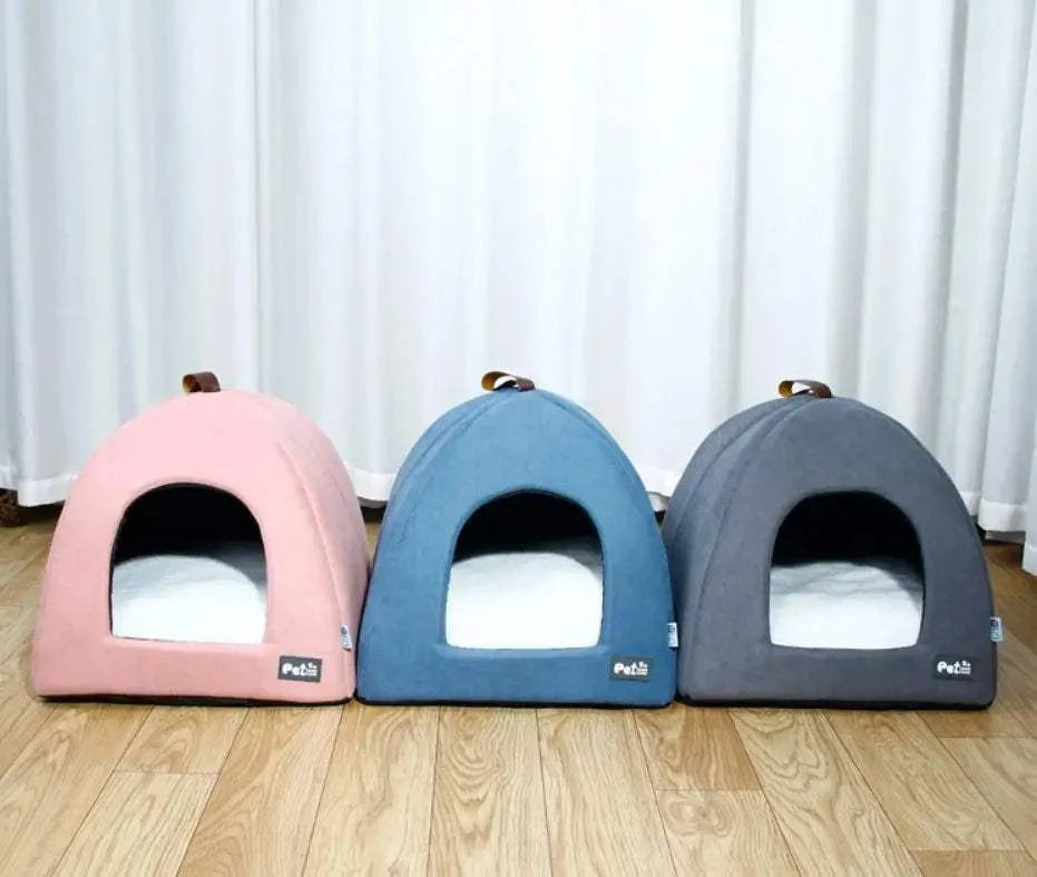Fortunato Store Pet Tent Bed Warm Pet Tent Bed – Cozy Yurt for Cats & Small Dogs