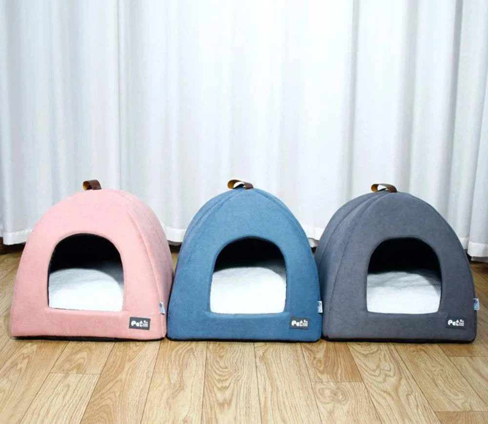 Fortunato Store Pet Tent Bed Warm Pet Tent Bed – Cozy Yurt for Cats & Small Dogs