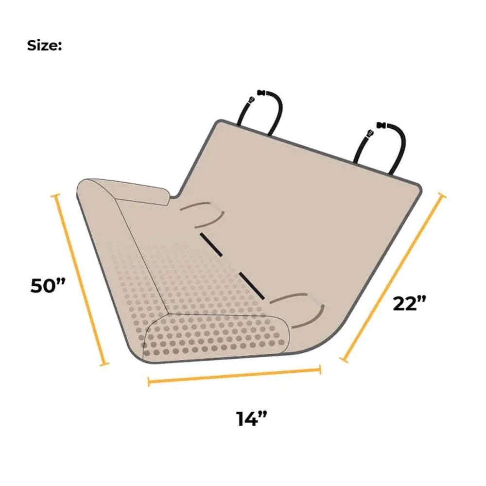 Fortunato Store Dog Car Seat Cover Waterproof Dog Car Seat Cover – Anti-Scratch Mat
