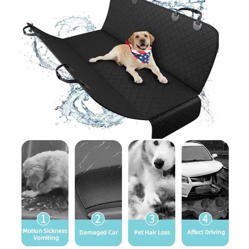 Fortunato Store Waterproof Dog Car Seat Cove Black-Oranger / 135x145cm Waterproof Dog Car Seat Hammock – SUV & Car Cover