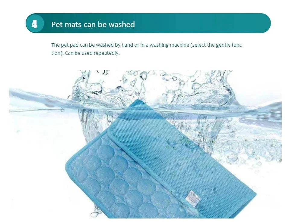 Fortunato Store Cooling Pet Mat XL Dog Cooling Mat – Self-Cooling Pet Bed for Summer