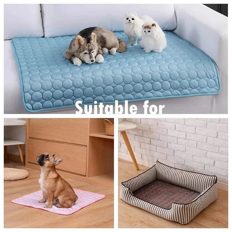 Fortunato Store Cooling Pet Mat XL Dog Cooling Mat – Self-Cooling Pet Bed for Summer
