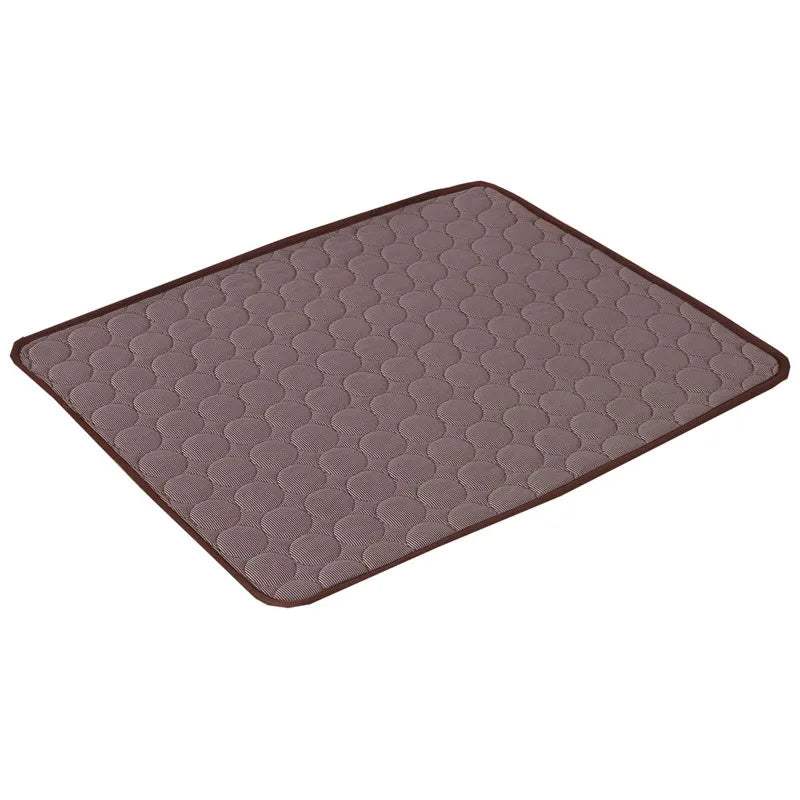 Fortunato Store Cooling Pet Mat Coffee / XS 40x30cm / CHINA XL Dog Cooling Mat – Self-Cooling Pet Bed for Summer