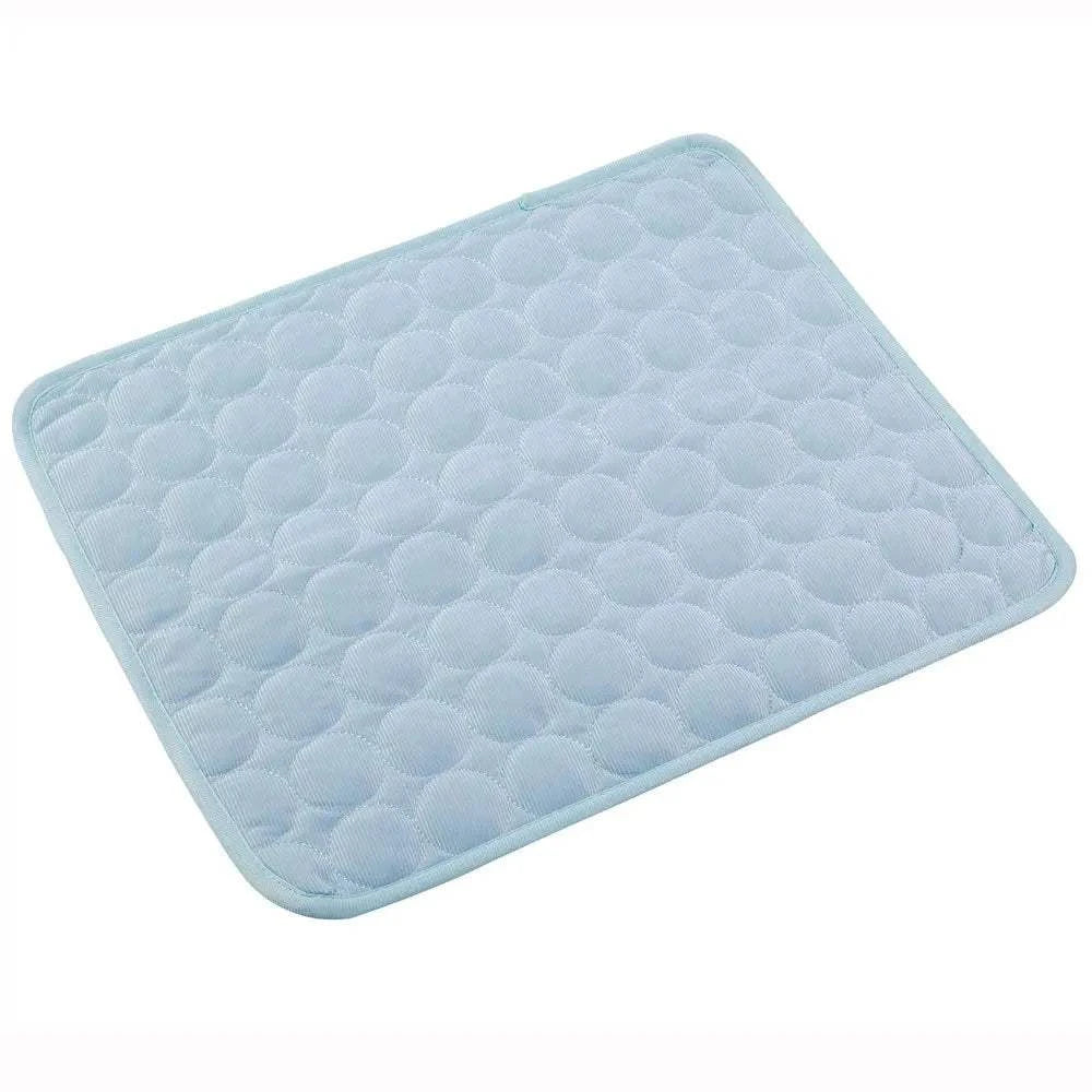 Fortunato Store Cooling Pet Mat Light Blue / XS 40x30cm / CHINA XL Dog Cooling Mat – Self-Cooling Pet Bed for Summer